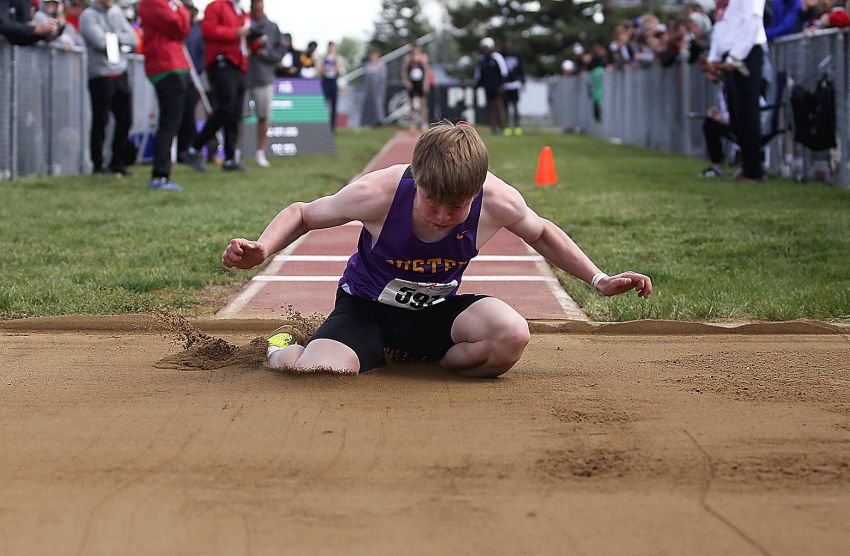 Custer's Kincade Lehman breaks Wildcat school record in the triple jump